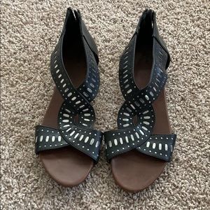 Mossimo women’s black sandals size 9.5